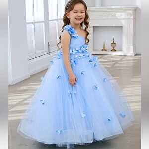 Princess Tulle Floor-length Flower Girl Dress